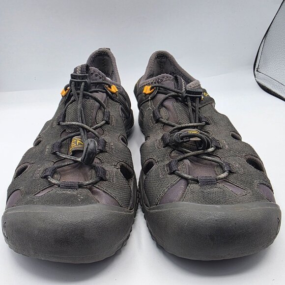 Keen SOLR Mens Size 8.5 Black Sandals Sport Water Slip On Closed Toe Casual - Picture 2 of 13